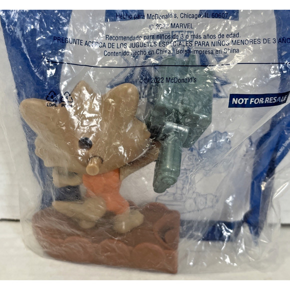 MARVEL Thor Love and Thunder #6 ROCKET McDonald’s Happy Meal Toy - Picture 4 of 4